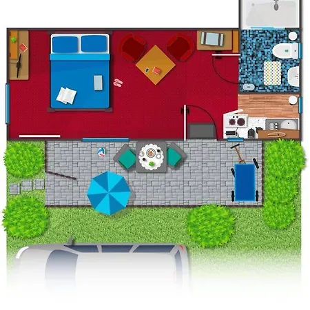 Gemütlicher Gartenbungalow